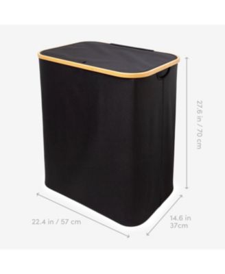 Single Hamper with Dual Sections