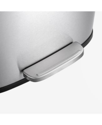 50L + 5L + 5L Rectangular Step Can Combo, Stainless Steel Trash Cans with Lids