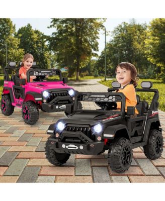 12V Kids Ride On Truck with 212V Motors Spring Suspension & Remote Control