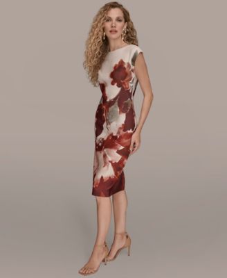 Women's Floral Sheath Dress
