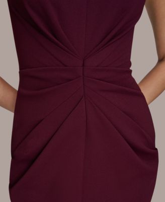 Women's V-Neck Ruched Dress