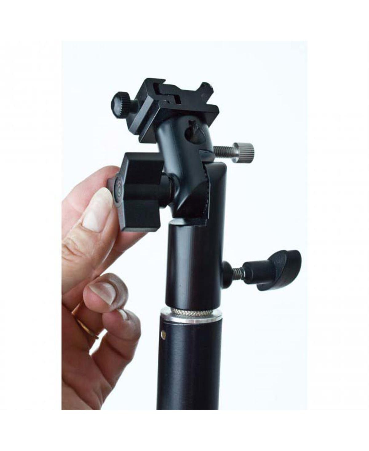 Westcott Metal Adjustable Shoe Mount Umbrella Bracket