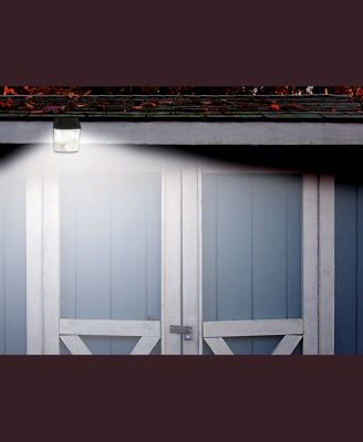 SOLAR-POWERED MOTION-ACTIVATED WEDGE LIGHT - WHITE