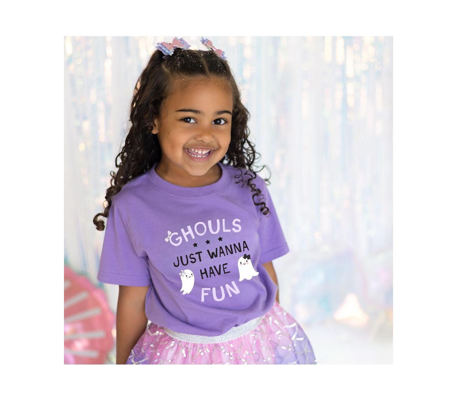 Big Girls Ghouls Just Wanna Have Fun Halloween Short Sleeve T-Shirt