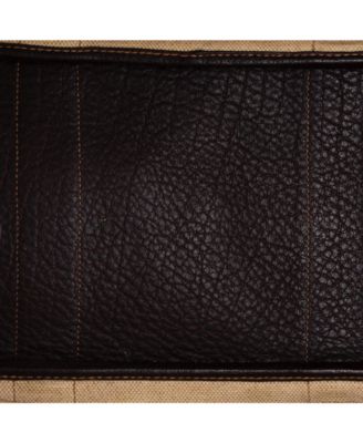 36 Garden Party Tote Toile and Leather