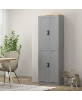 Freestanding Kitchen Pantry Cabinet with Doors for Dining and Cooking Essentials