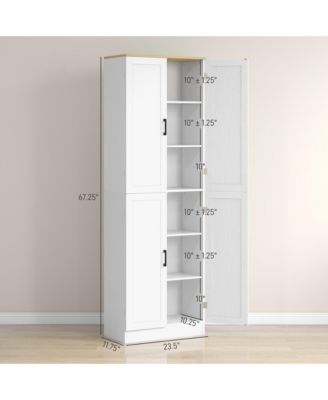 Reliable Kitchen Storage Cabinet with Flexible Shelving for Pantry and Kitchen Tools