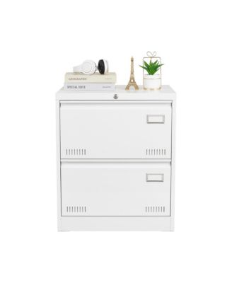 Filing Cabinet Lateral File Cabinet 2 Drawer with Lock Metal File Cabinets Three Drawer Office Cabinet for Legal/Letter/A4/F4