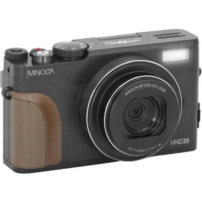MND35 64MP 4K Ultra HD Wi-Fi Digital Camera, Black