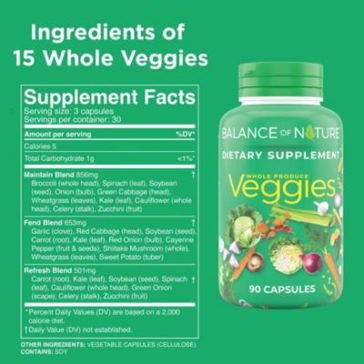 Whole Veggies Supplement with Superfood Vegetables