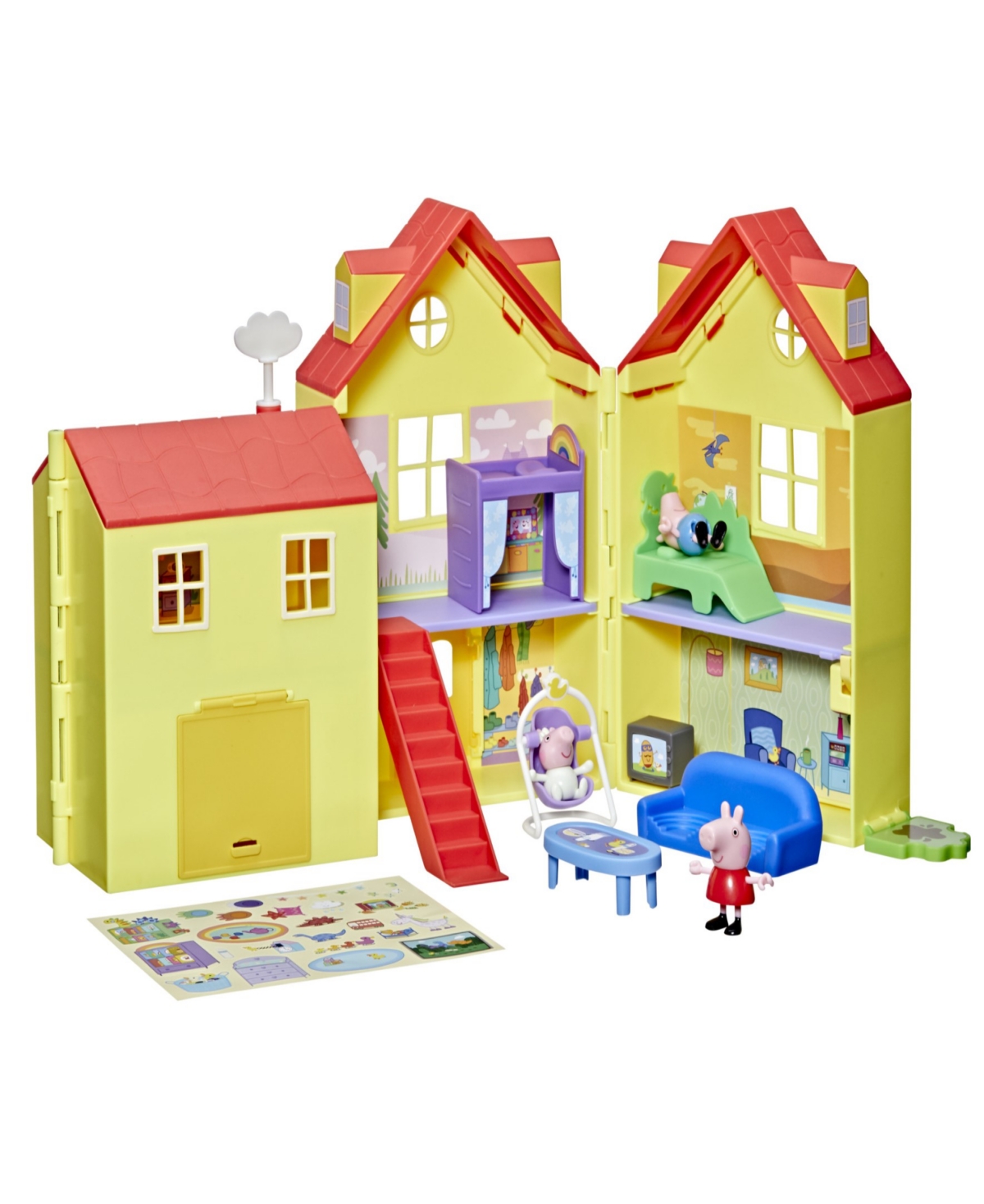Peppa Pig Peppa's Big Family House Playset In Transparent