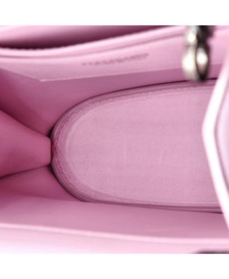 North South Wanda Top Handle Shoulder Bag Leather