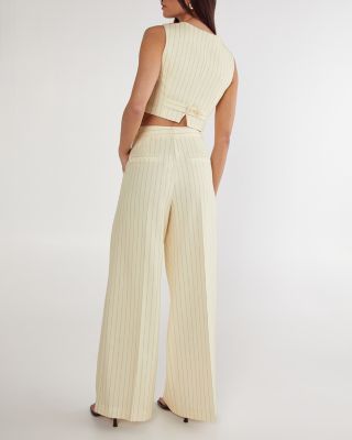 Women's Pinstripe Tailored Pants