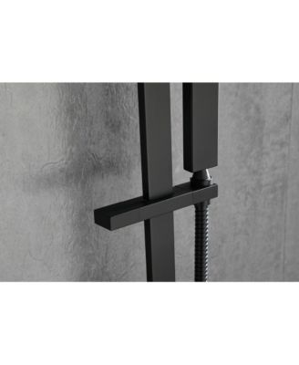 Handheld Shower with 28-Inch Slide Bar and 59-Inch Hose