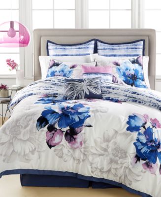 CLOSEOUT! Water Field 8-Piece Comforter Set, Created for Macy's - Bed ...