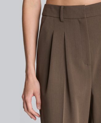 Women’s High Rise Pleated Wide-Leg Pant