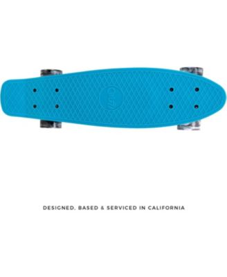 22 Inch Mini Cruiser Skateboard - OCEANIC with Swirl Wheels