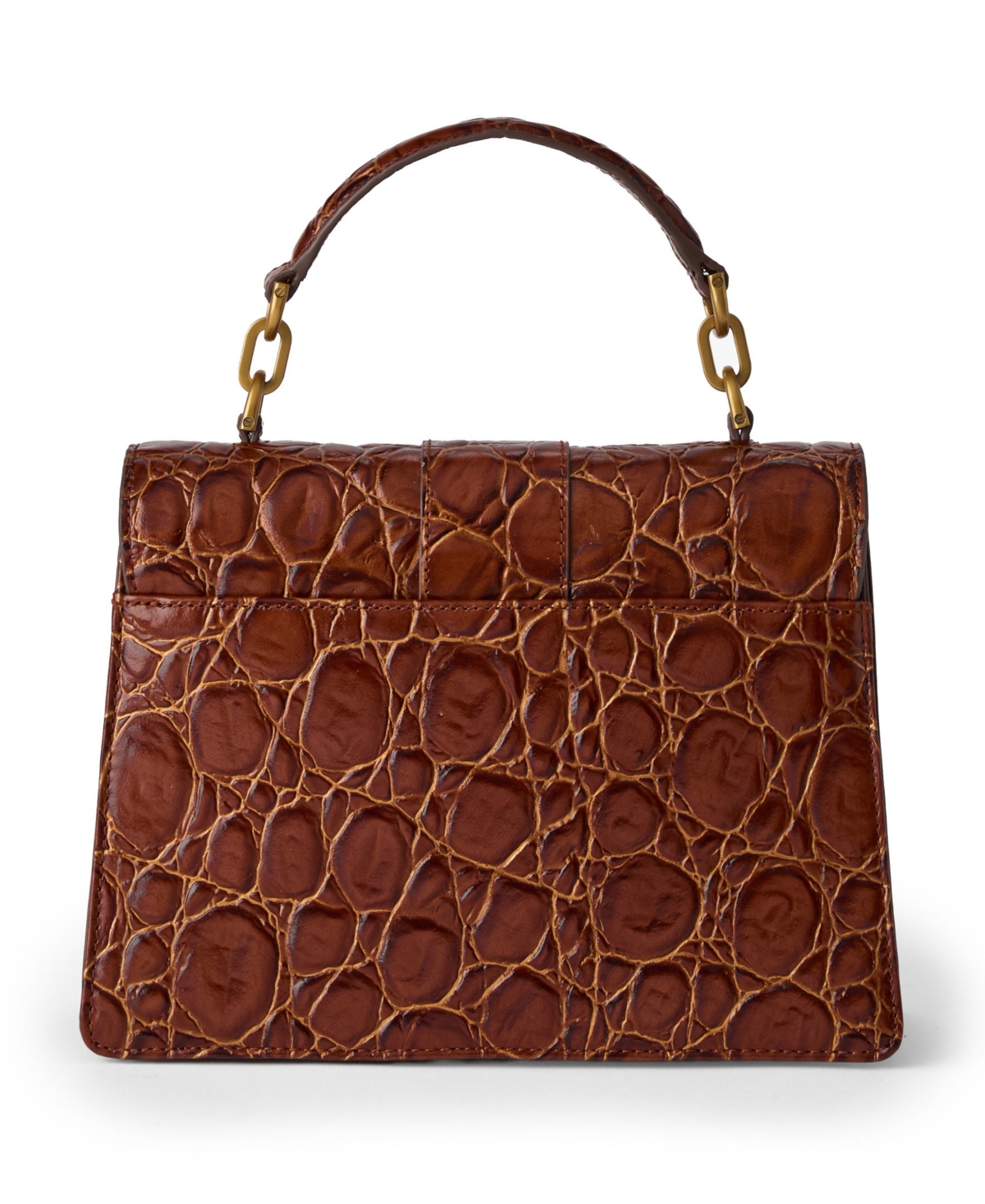 Brahmin Women's Hallie Sparkling Cider Barnard Small Satchel In Brown