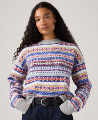 Premium Women’s Ines Fairisle Long Sleeve Sweater