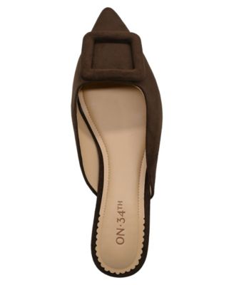 Women's Mabel Buckle Mules, Created for Macy's