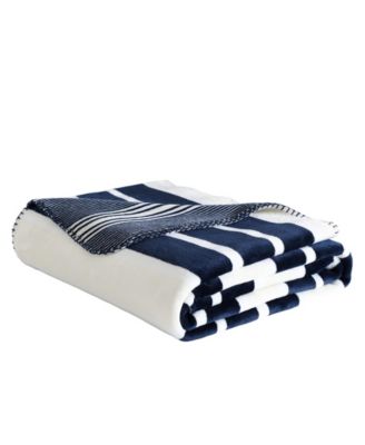 Printed Reversible Lush Throw, 70" x 50"