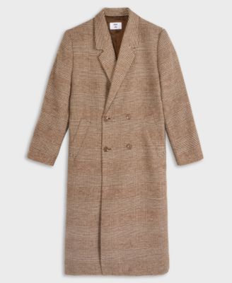 Men's Relaxed-Fit Double-Breasted Top Coat, Macy's Exclusive