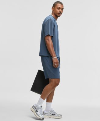 Men's Textured Knit 7" Drawstring Shorts, Macy's Exclusive