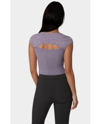 Women's Swiss Dot Lace Bodysuit