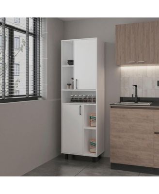 Bentonia Pantry, Kitchen, White