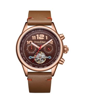 Swan & Edgar Hand Assembled Hasten Auto Rose Brown