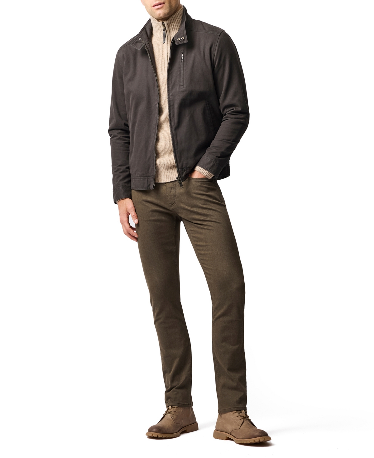 Rodd & Gunn Men's Motion Melange Straight Fit Jean In Green