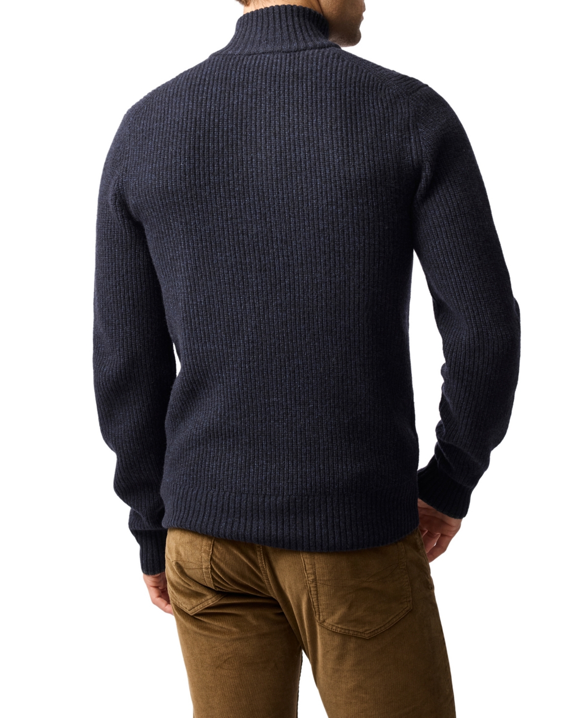 Rodd & Gunn Robbies Road Quarter Zip Sweater In Black