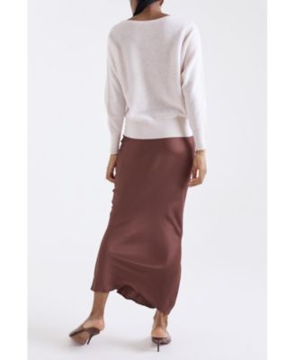 Women's Alaia Long Sleeve 100% Cashmere Sweater