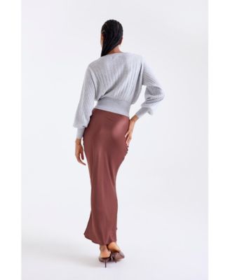 Women's Rosa Ribbed 100% Cashmere Sweater