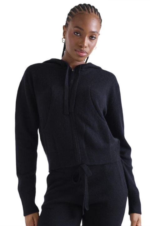 Женский свитер 1982 Lavinia Crop 100% Cashmere, цвет: Чёрный