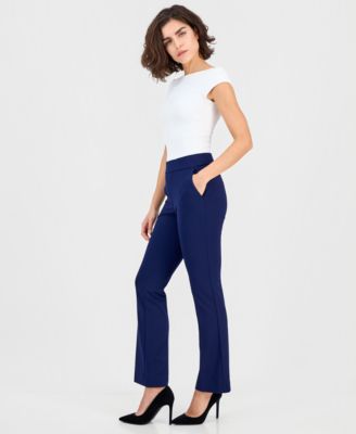 Petite Cool Crepe Pull-On Ankle Pants