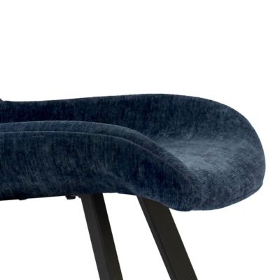 5-Piece Dining Set with 59 Inch Rectangular Table and 4 Upholstered Chairs, Space-Saving Design for Kitchen or Dining Room-Maison Boucle