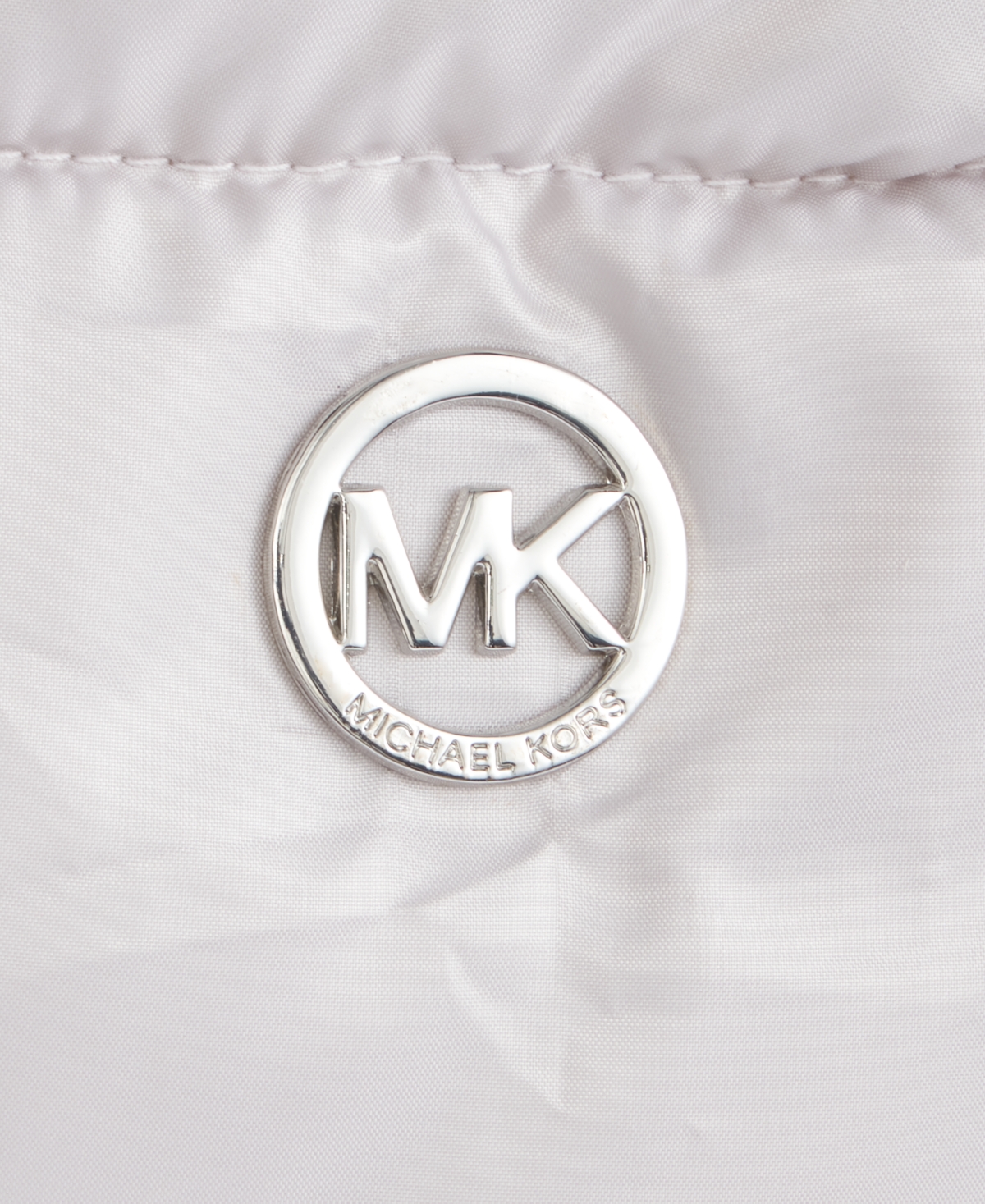 Michael Kors Girls 7-16 Stadium Puffer Jacket With Faux-fur Trim In White