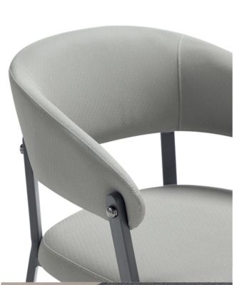 Belle Textured 22.9" Leatherette Upholstered Dining Chair