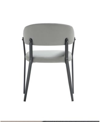 Belle Textured 22.9" Leatherette Upholstered Dining Chair