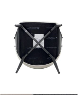 Luce Textured 22.9" Leatherette Upholstered Dining Chair