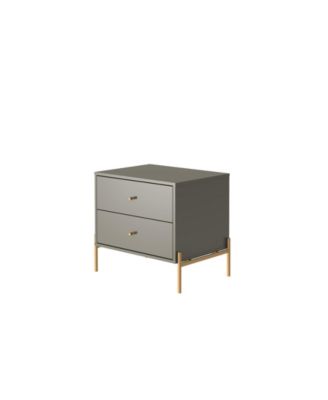 Jasper 22.08" Wood 2-Drawer Nightstand