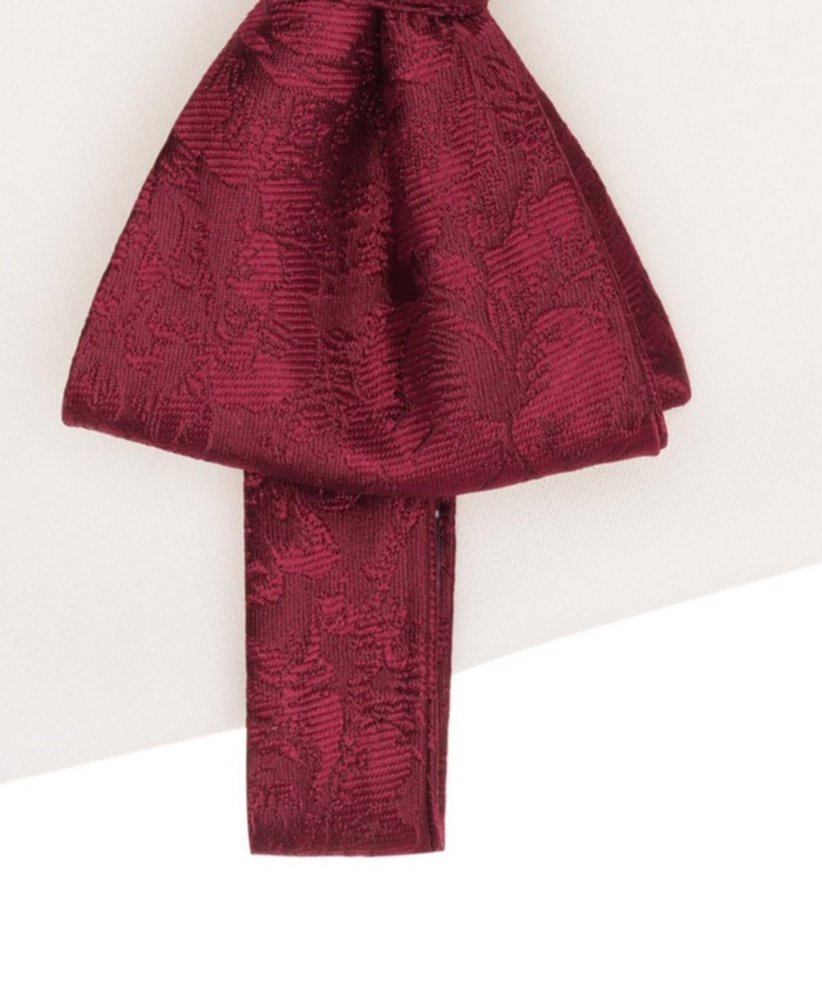 Bar Iii Kingston Tonal Floral Bow Tie And Pocket Square Set, Macy's Exclusive In Burgundy