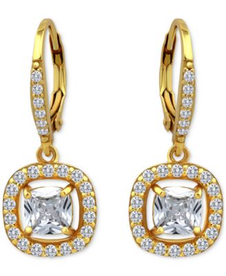 Giani Bernini - Drop Earrings (2-1/2 ct. t.w.) in 18K Gold Plated Sterling Silver