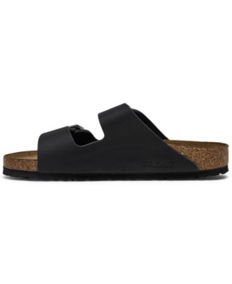 Men's Arizona Essentials Oiled Leather Two-Strap Sandals from Finish Line