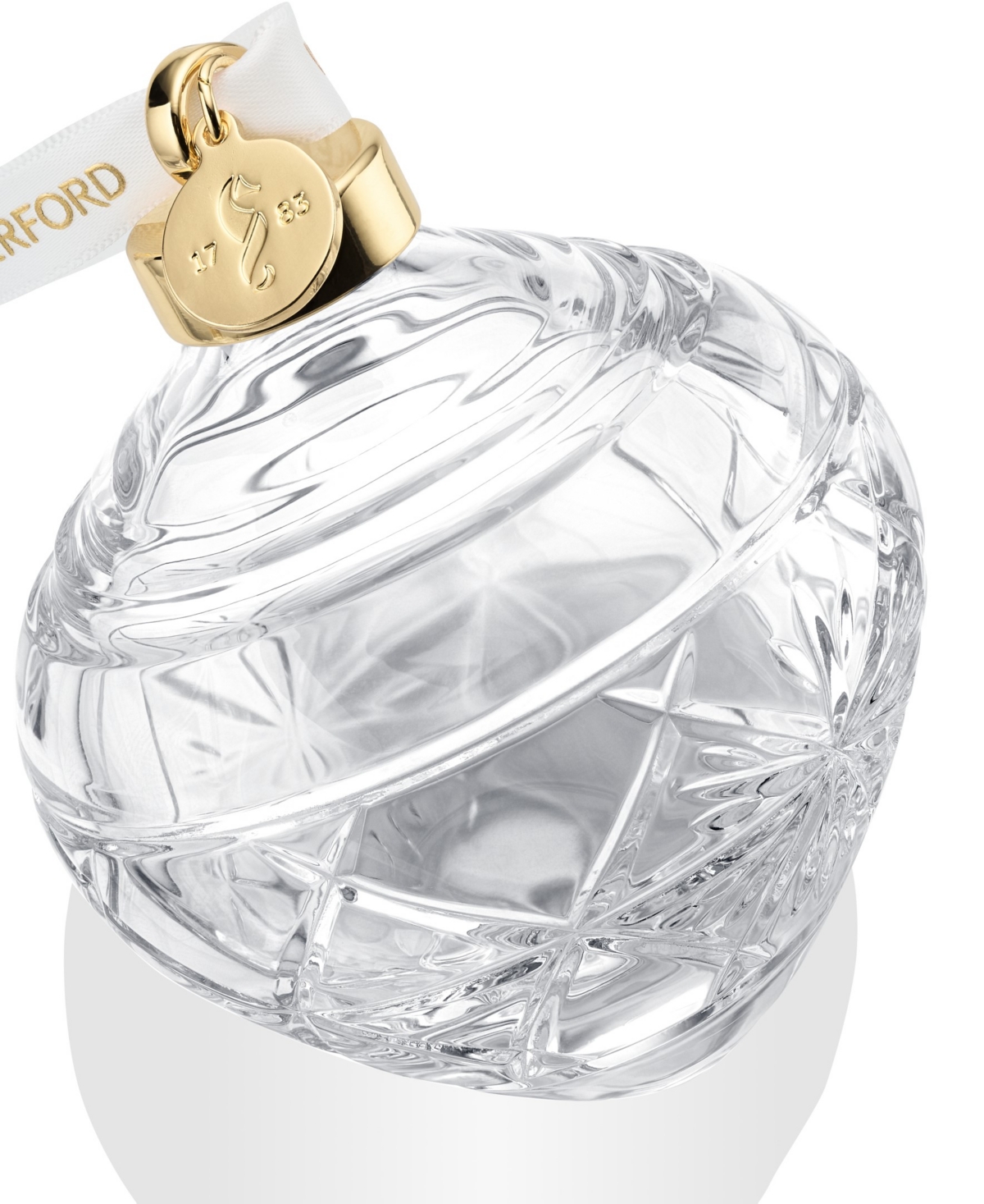 Waterford Winter Wonders Snowflake Bauble Crystal Ornament In Transparent