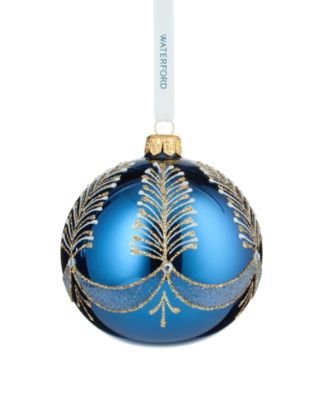 Holiday Heirlooms Blue Bauble Ornament
