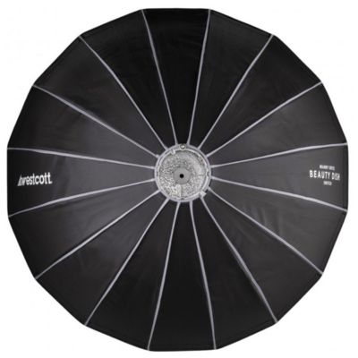 36" Beauty Dish Switch by Manny Ortiz, Silver Interior