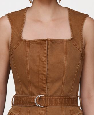 Women's Square Neck Culotte Jumpsuit