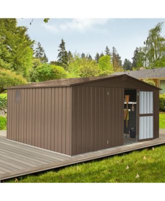 12.5-ft x 11-ft Galvanized steel Storage Shed